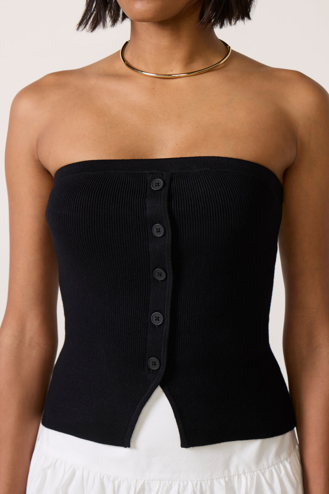 Palmer Strapless Sweater