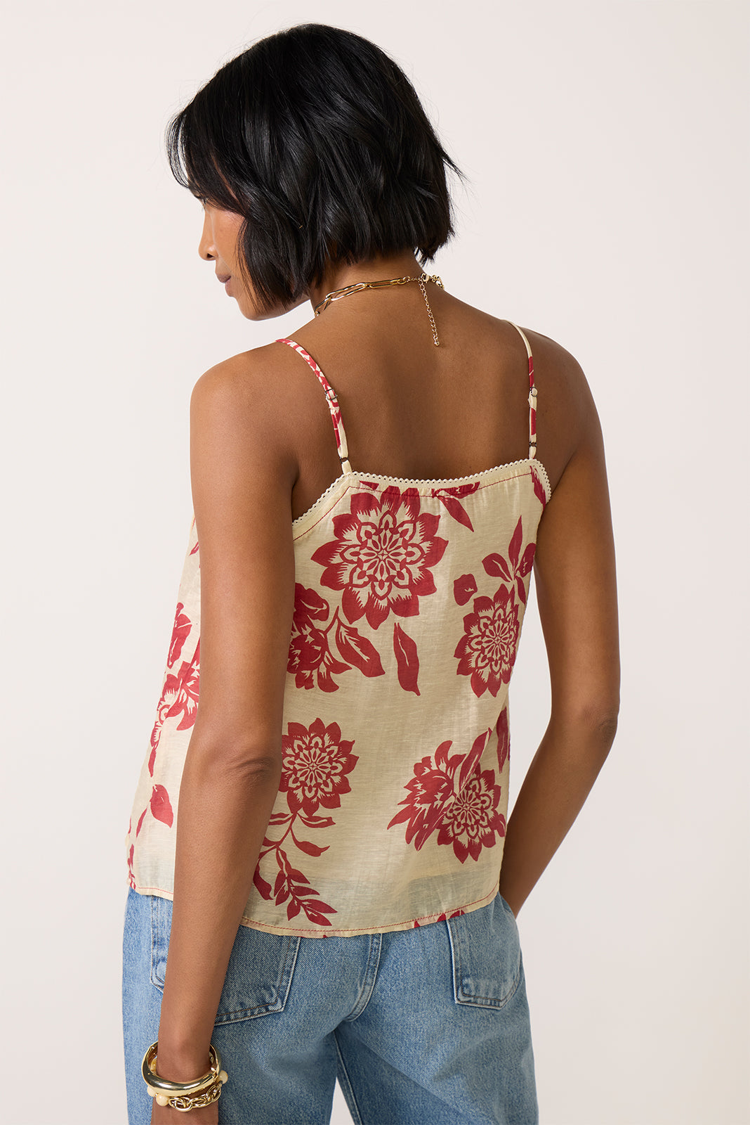 Riley Pintuck Top