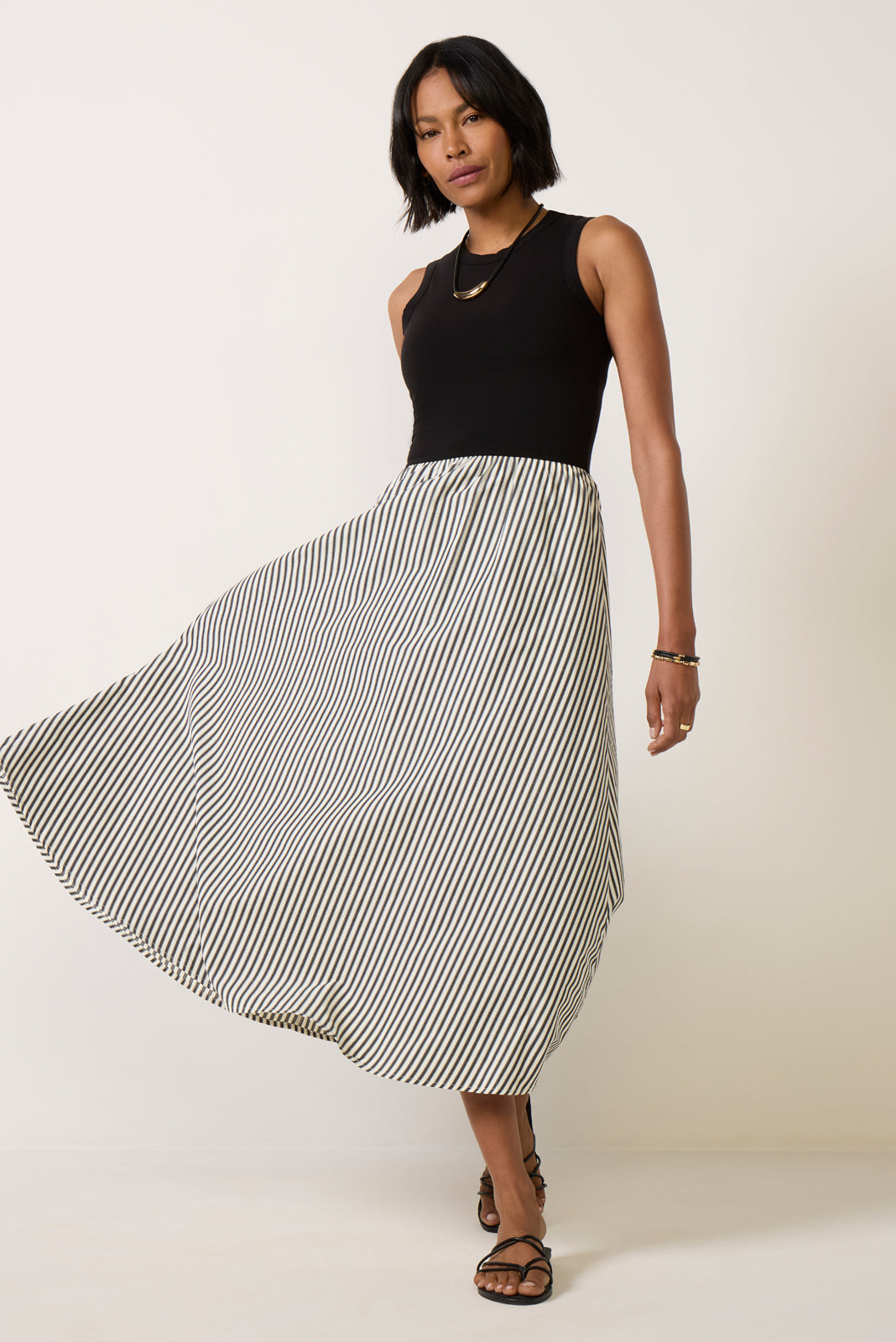 Kenni Mixed Media Dress
