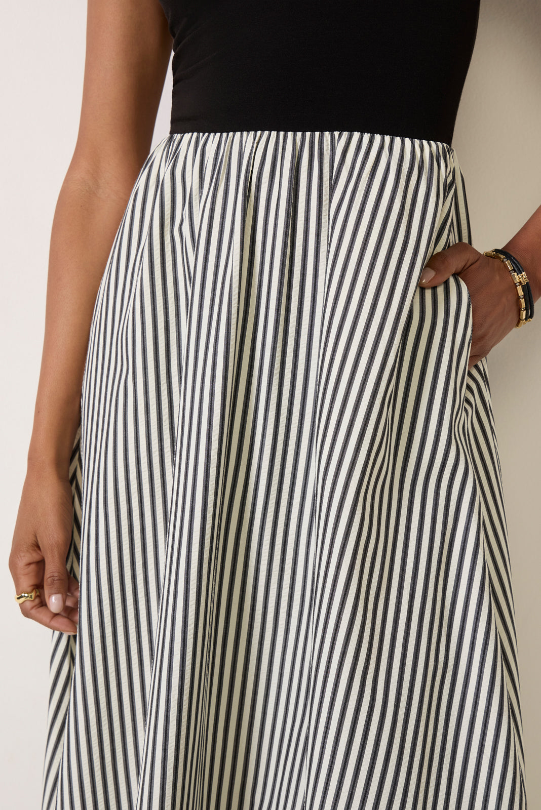 Kenni Mixed Media Dress