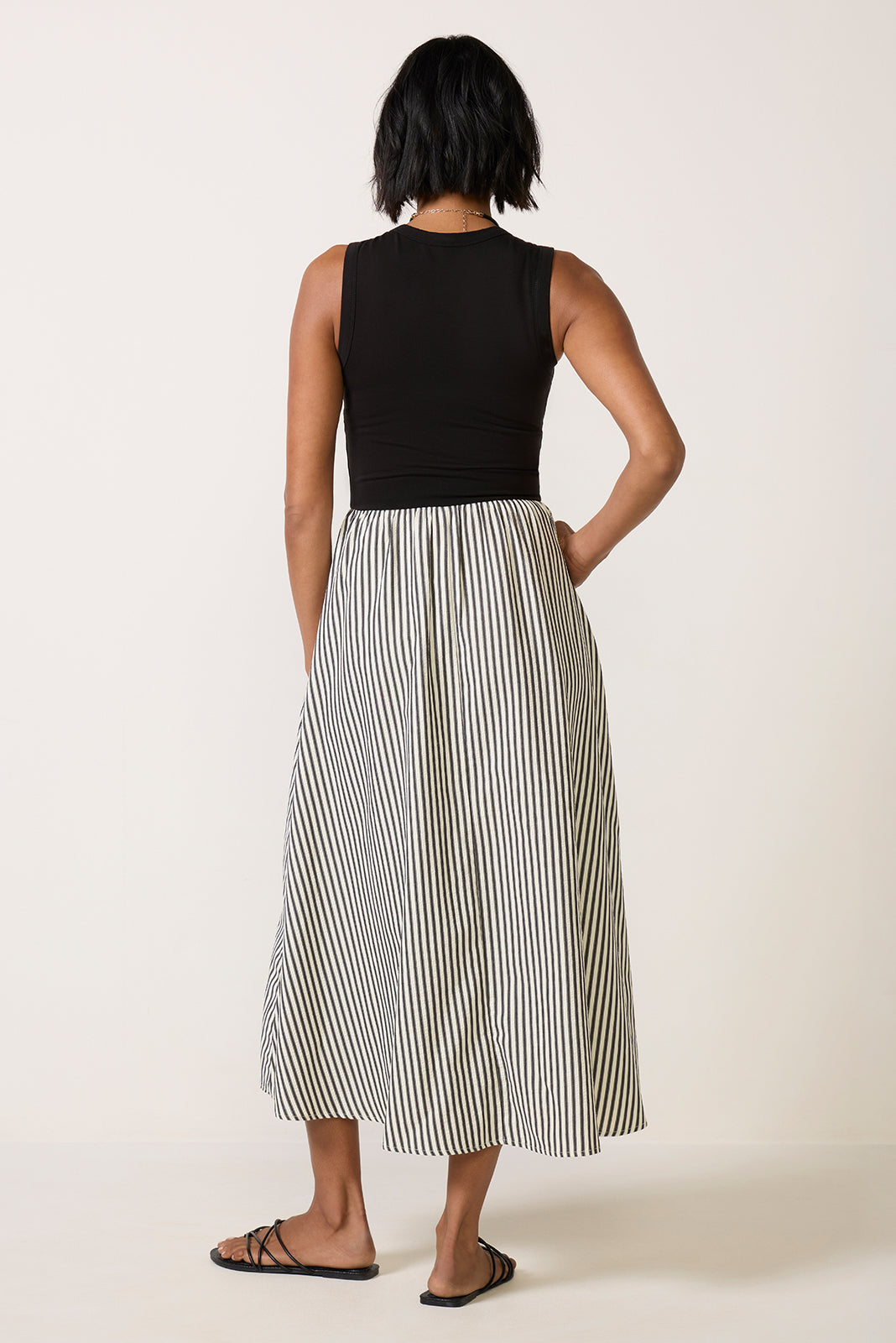 Kenni Mixed Media Dress