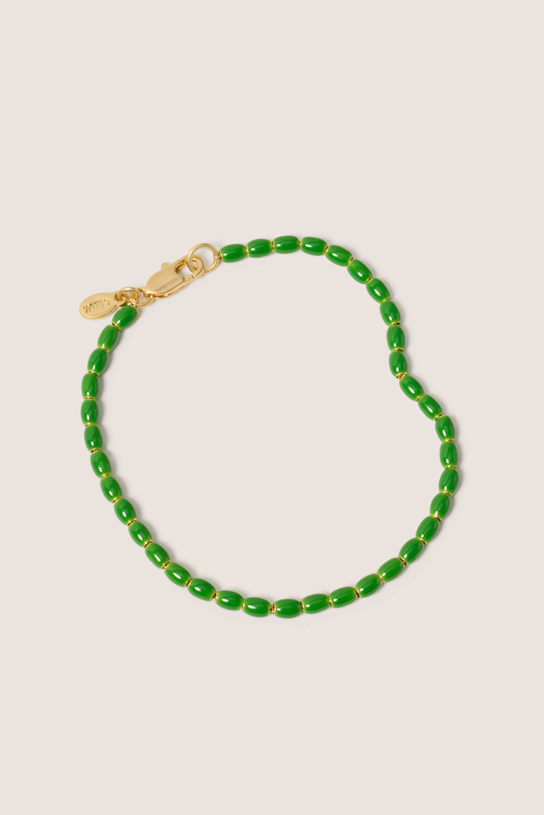 Enamel Barrel Chain Bracelet