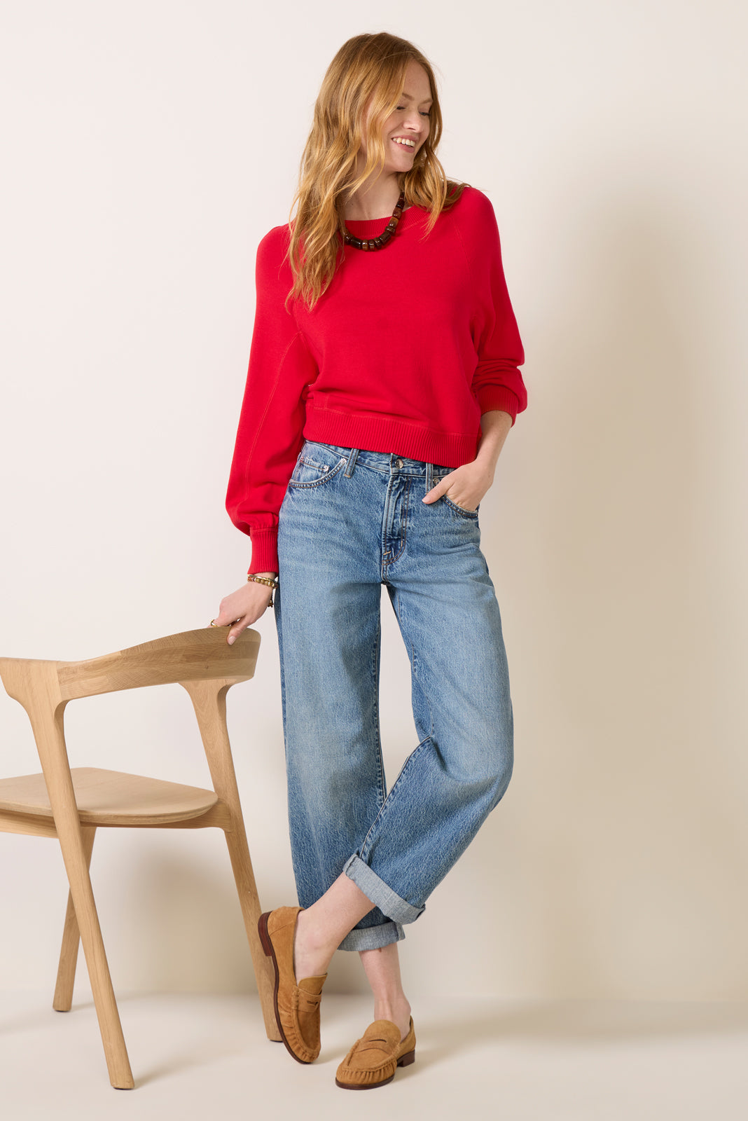 Donny Rolled Hem Boyfriend Jean