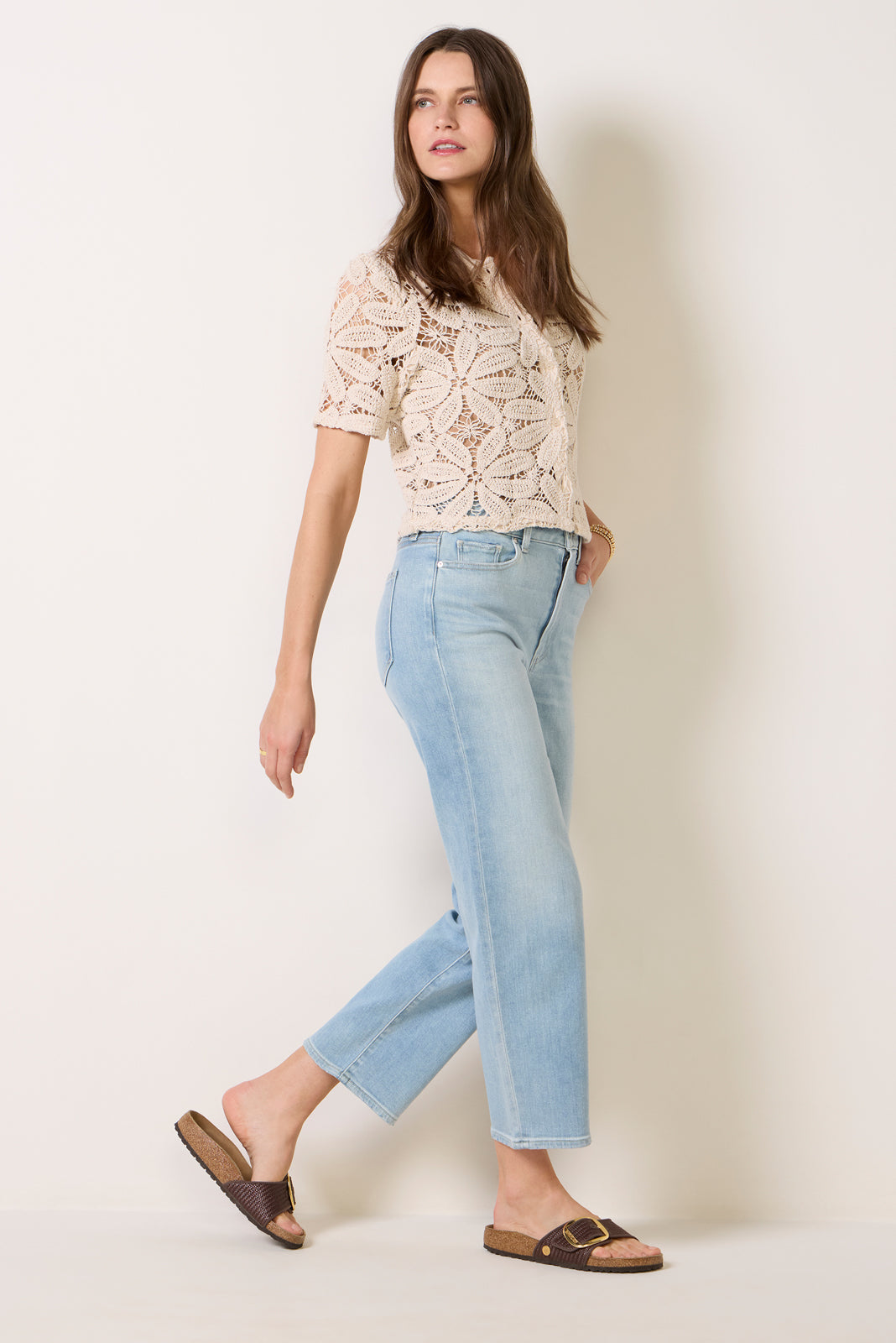 Stevie Crop Straight Jean