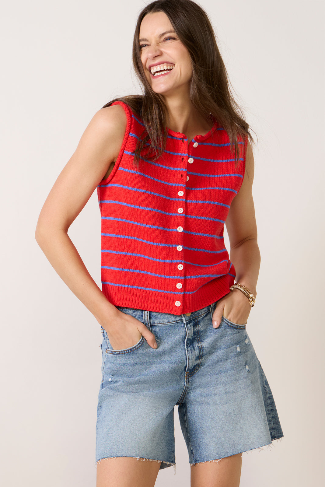 Taylor Striped Vest
