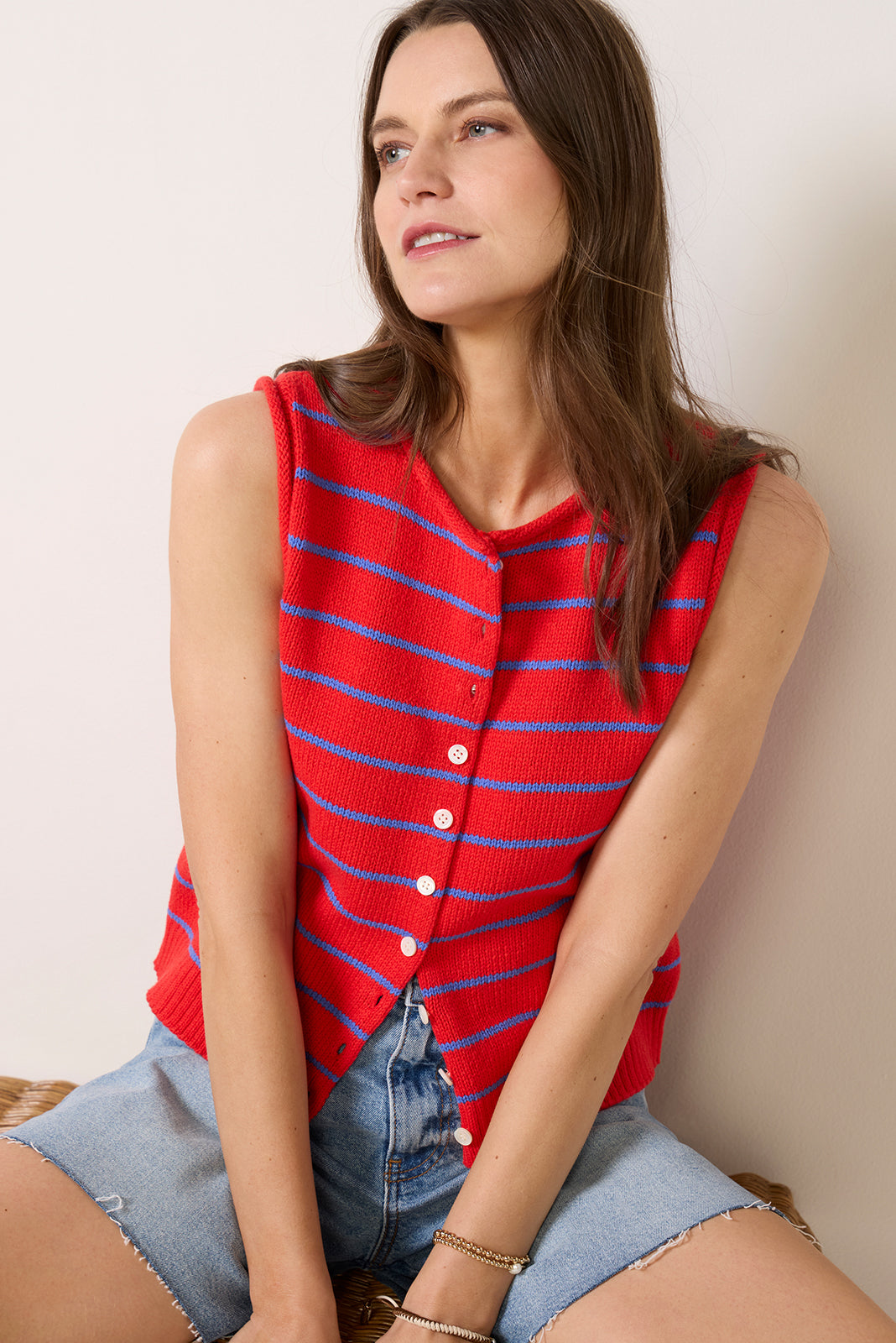 Taylor Striped Vest