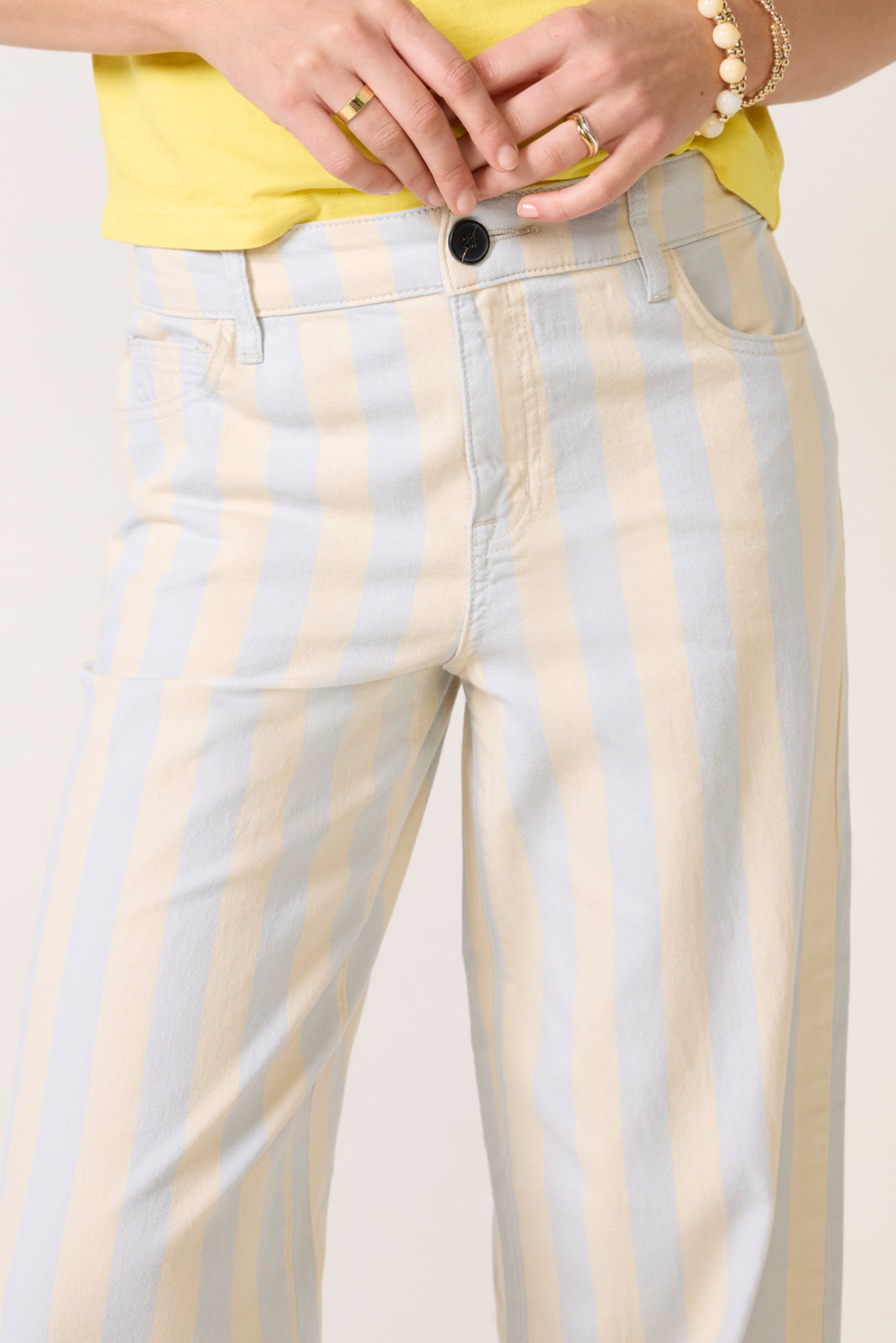 Maker Wide Leg Stripe Pant