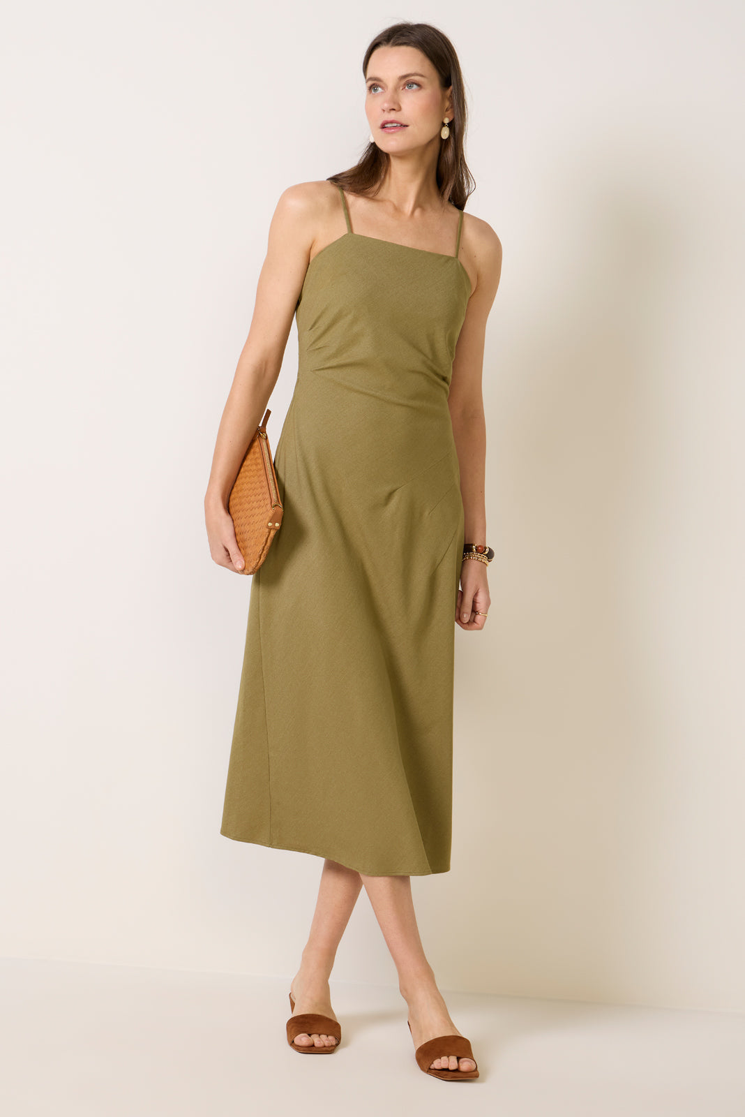 Olivia Cinched Waist Midi