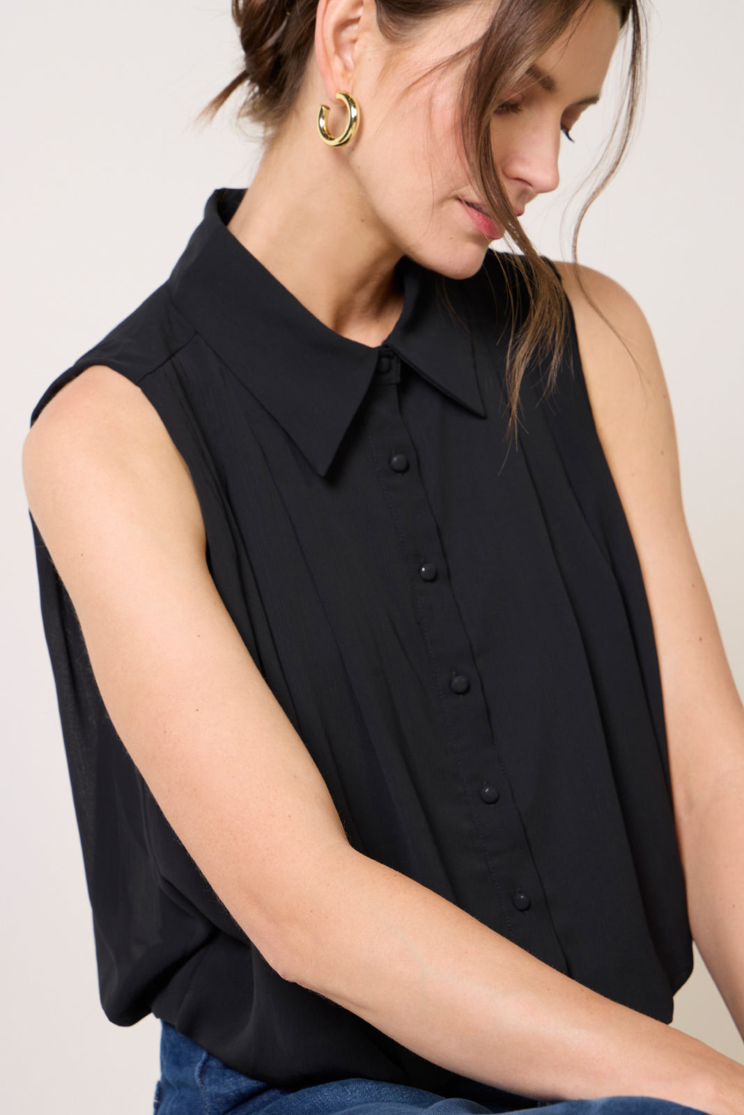 Samantha Button Down Top