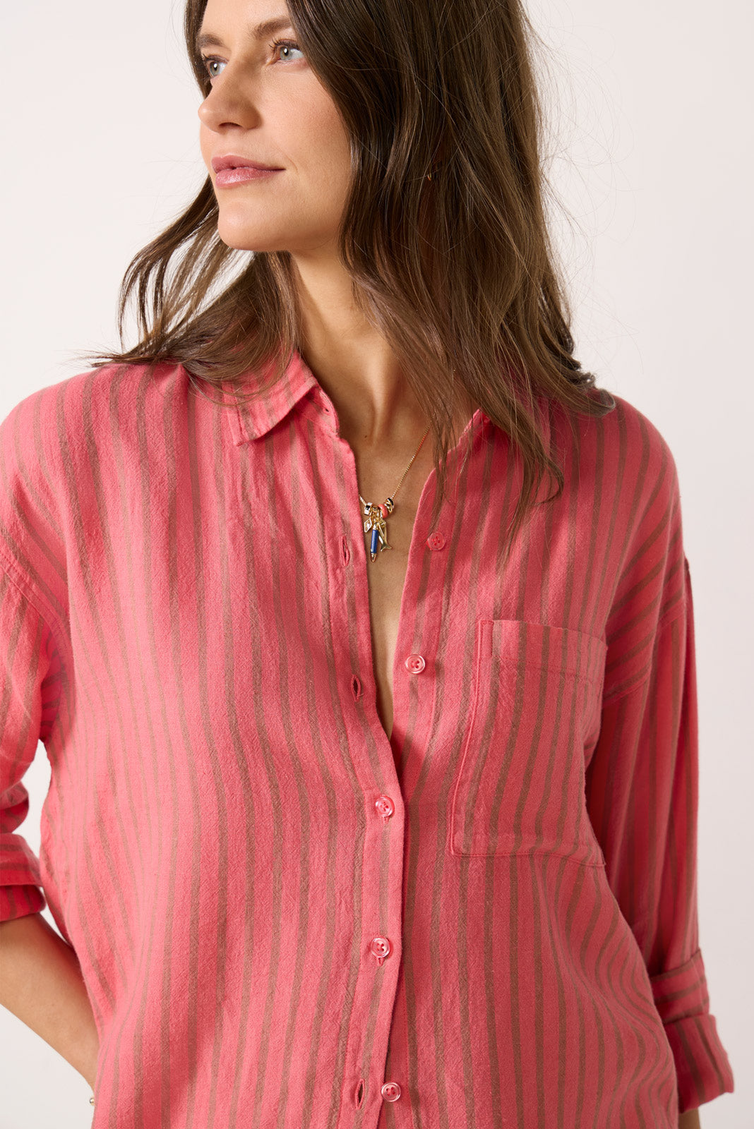 The Perfect Striped Button Up