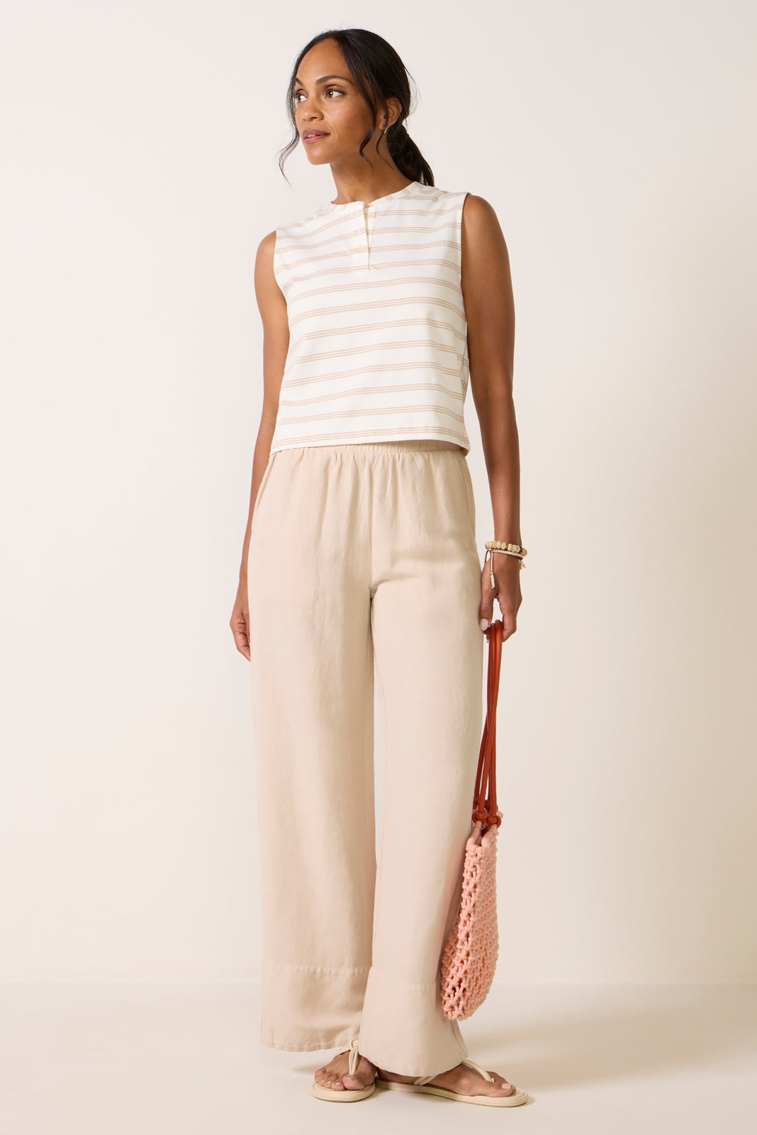 Jonah Sleeveless Henley Top