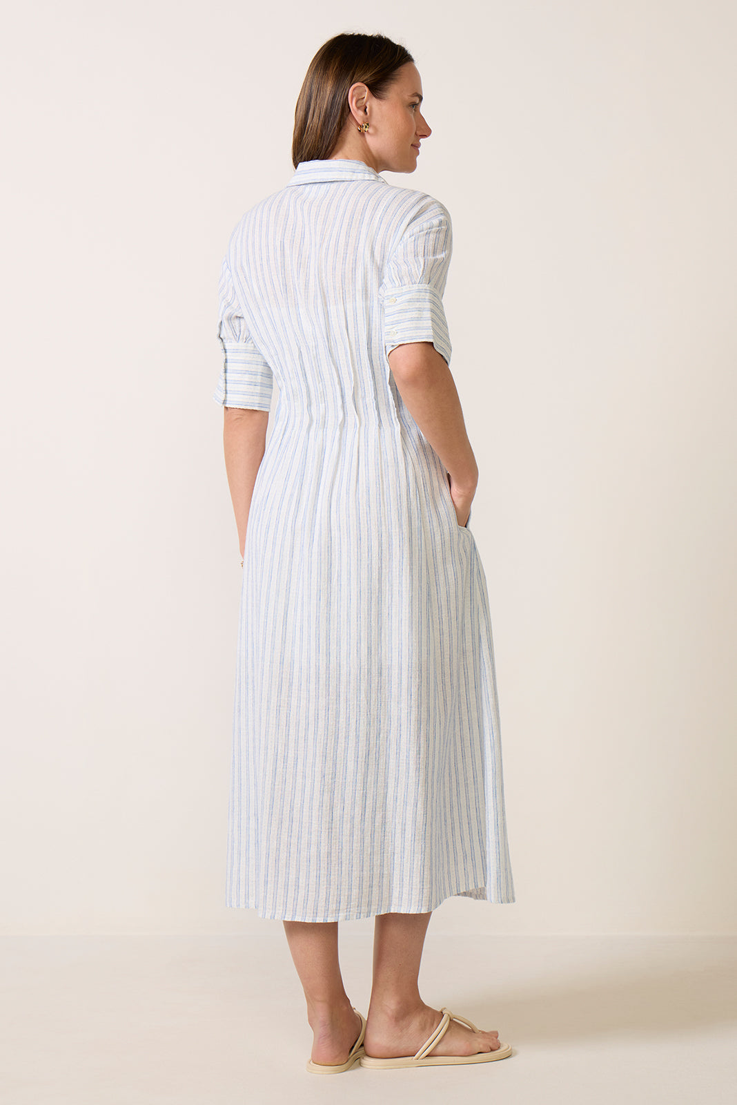 Saron Linen Shirtdress
