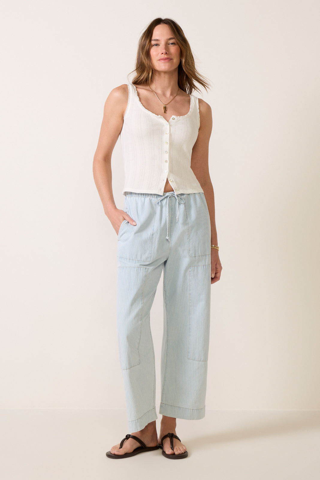 Lainey Pointelle Tank