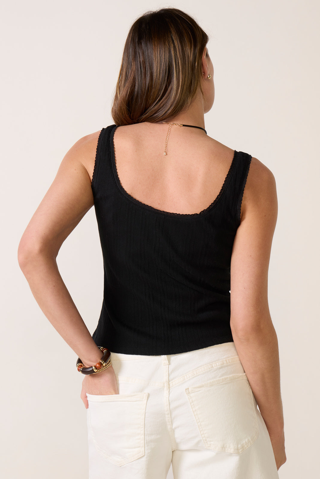 Lainey Pointelle Tank