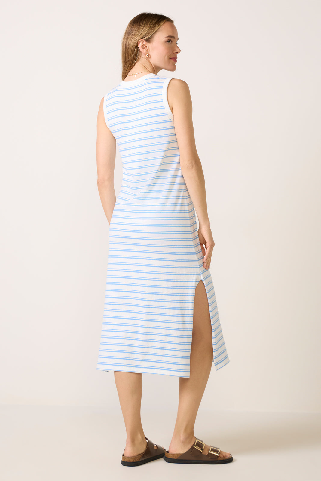Lanell Stripe Midi Dress