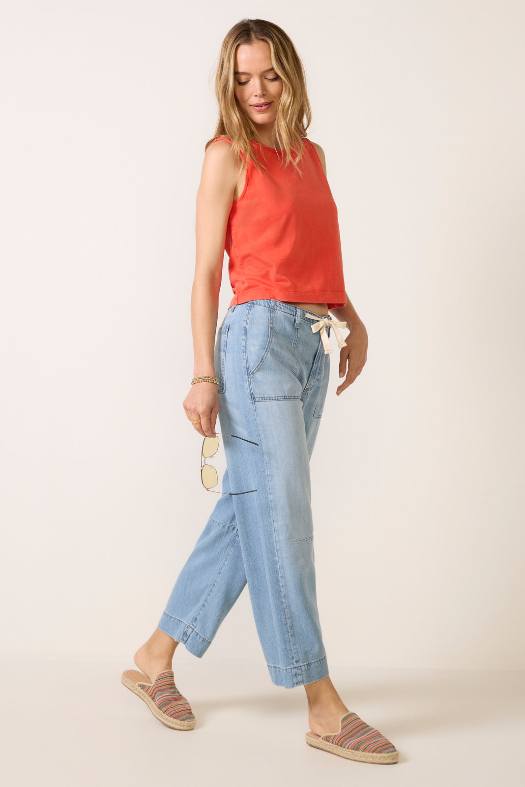 Sloane Jersey Muscle Tank