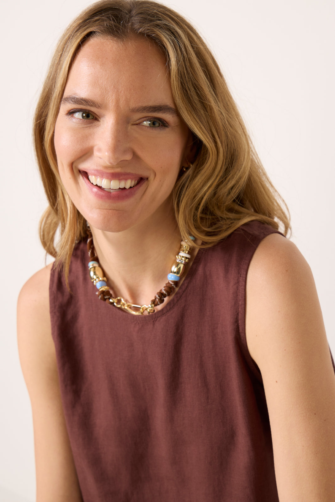Sloane Linen Muscle Tank
