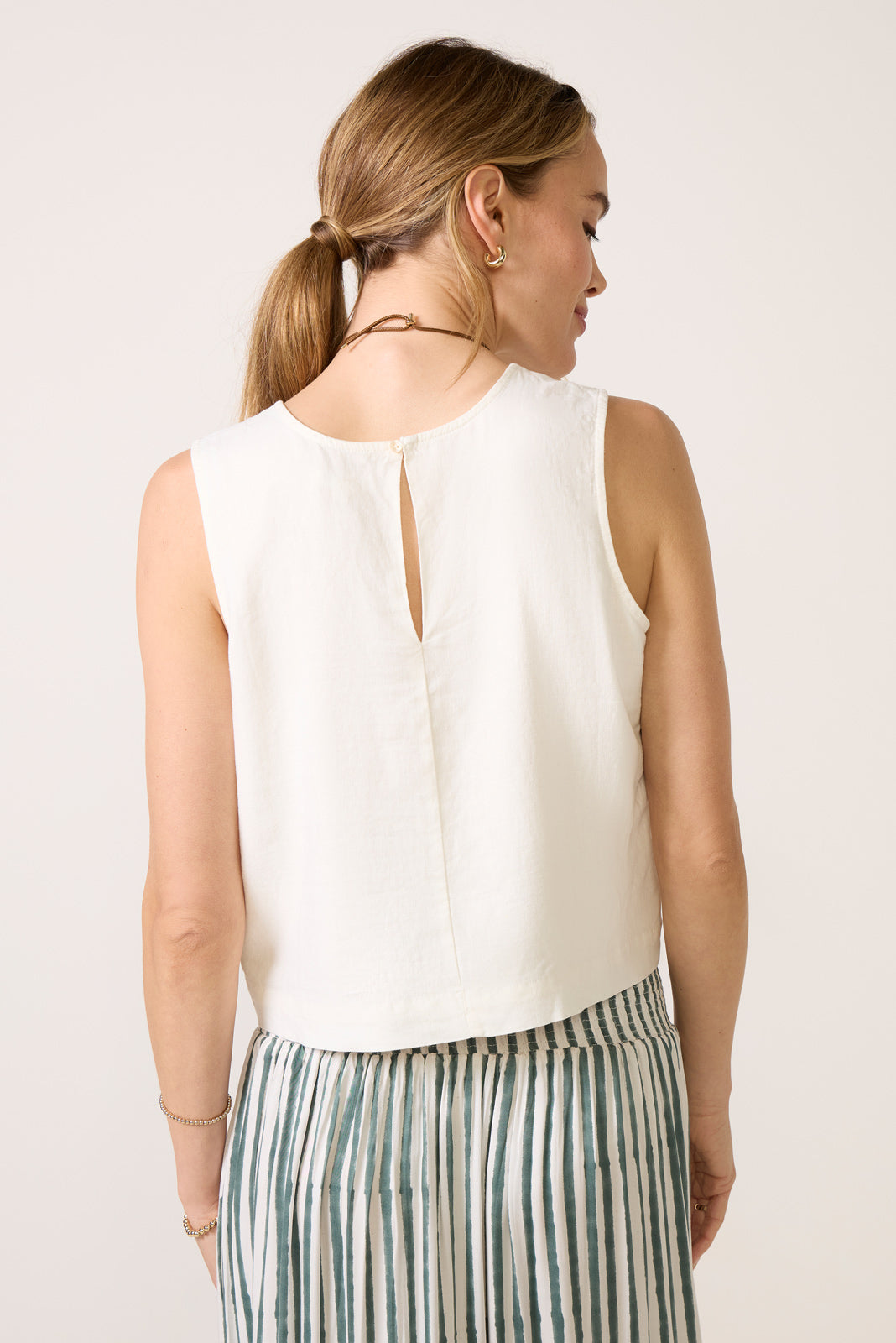 Sloane Linen Muscle Tank