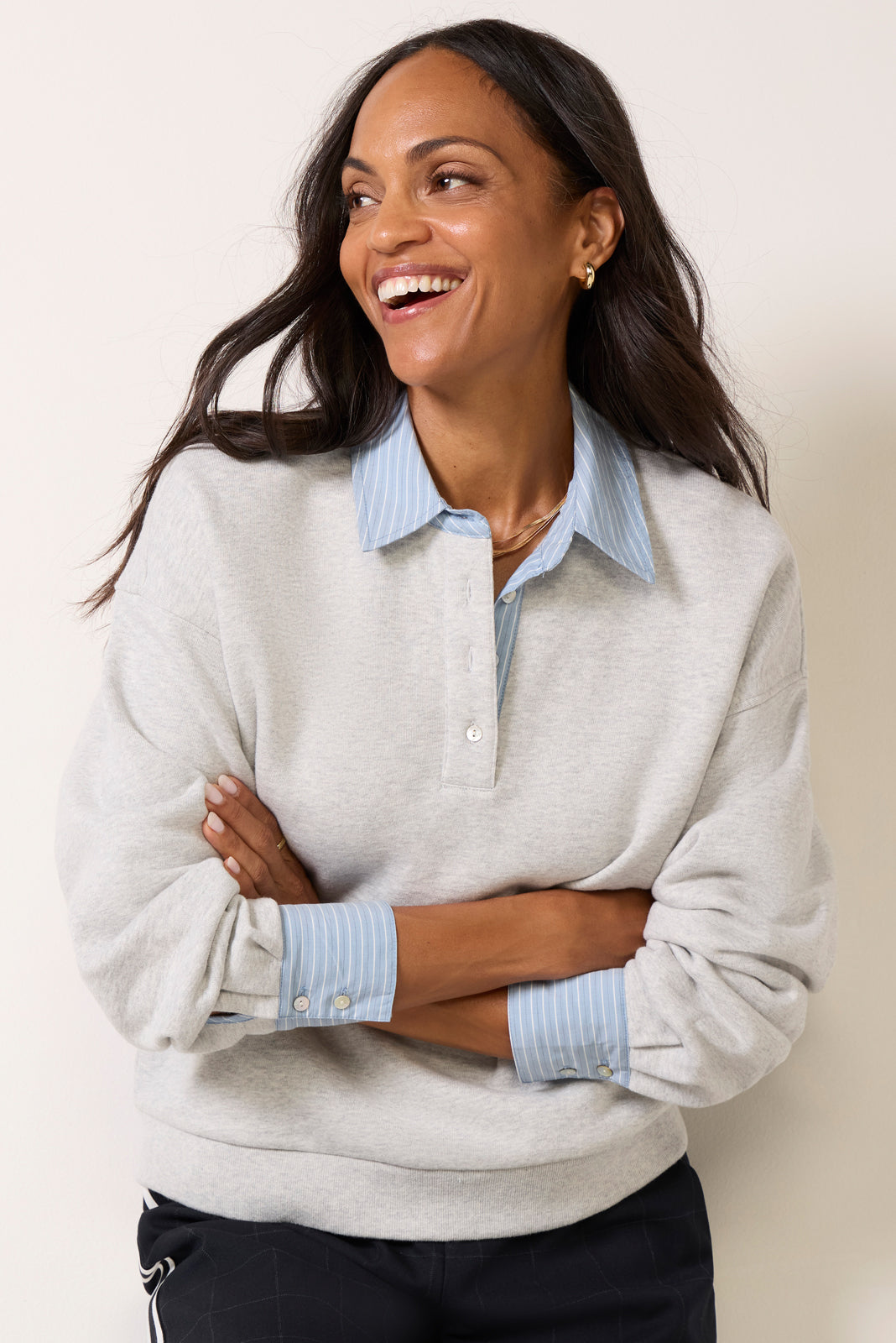 Zavier Twofer Sweatshirt