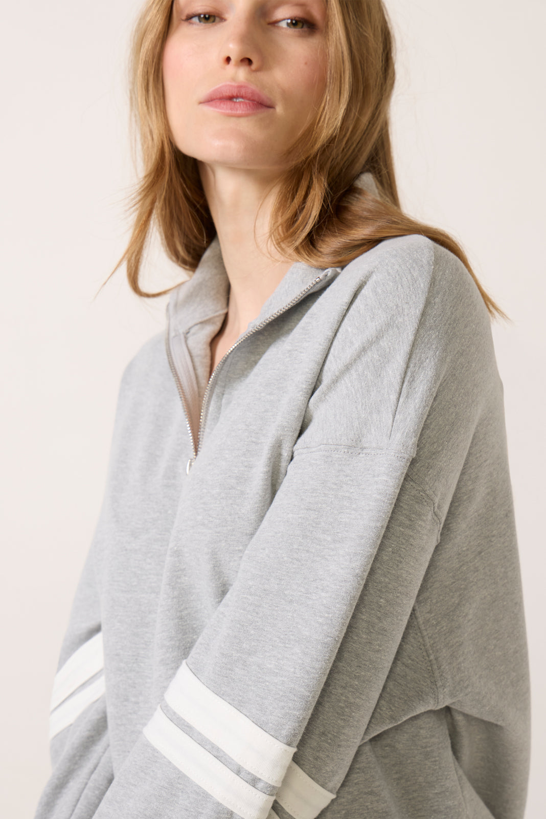 Varsity Quarter Zip Sweatshirt