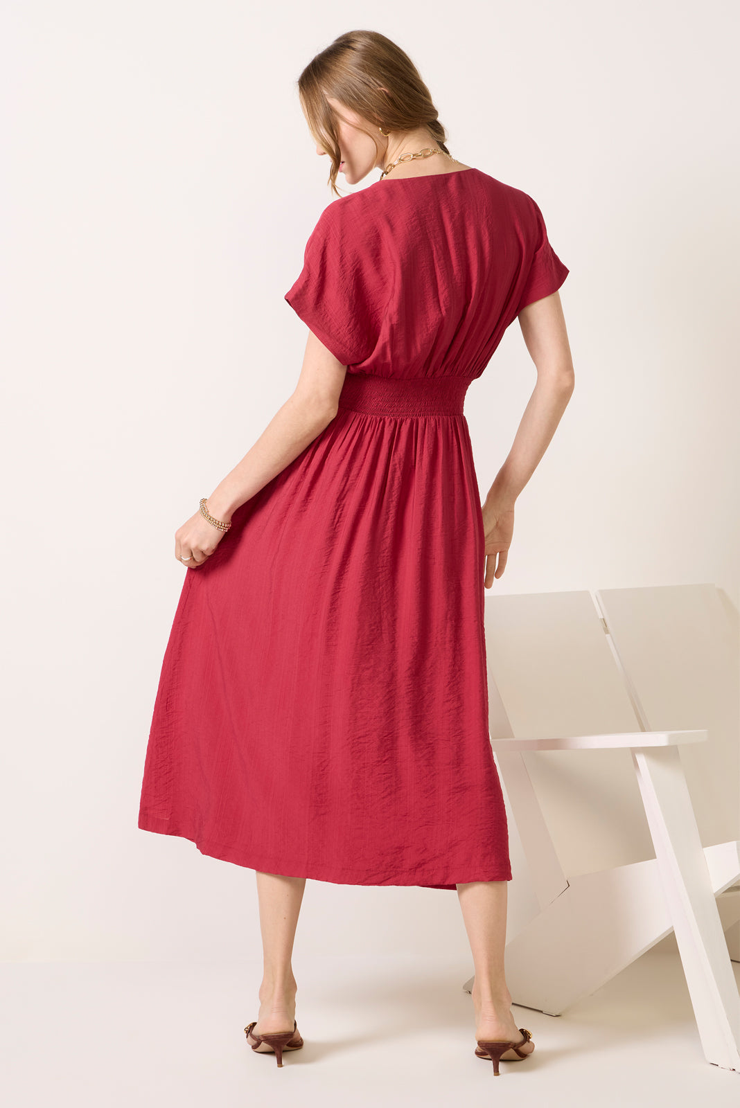 Miranda Dolman Midi Dress