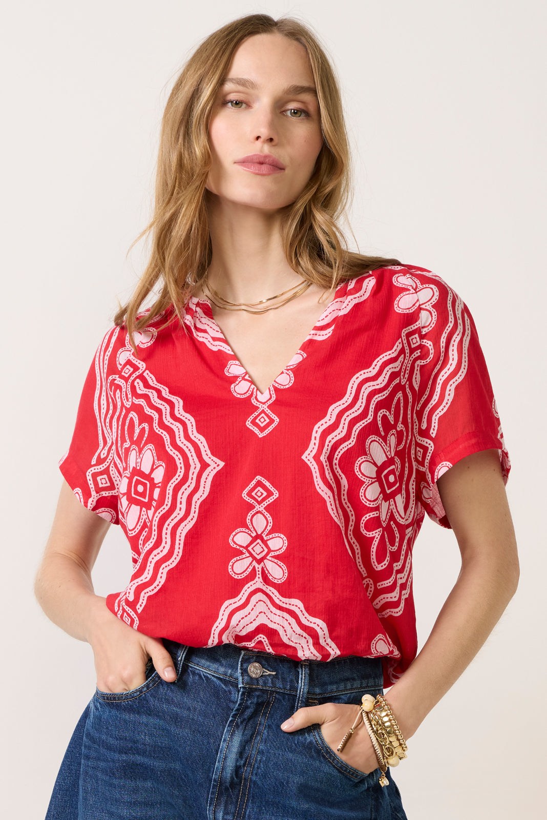 Jaylin Flutter Sleeve Top
