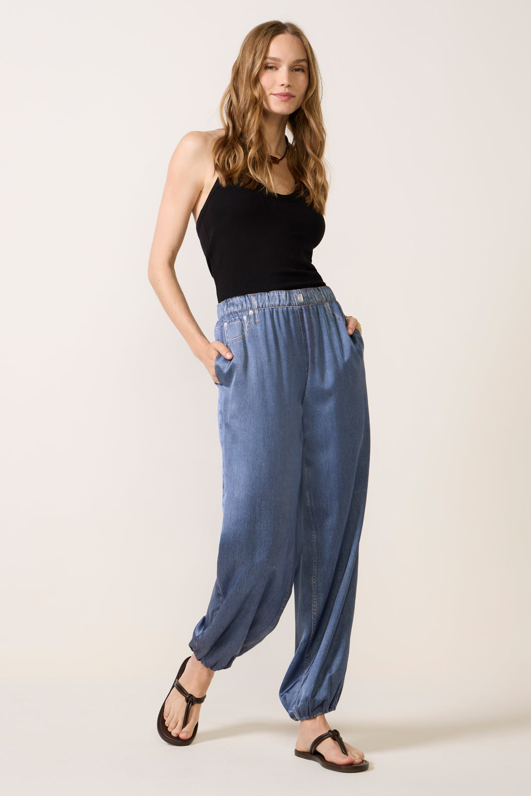 Miramar Satin Bubble Pant
