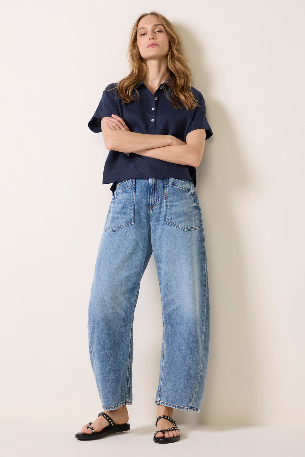 Twisted Barrel Jean