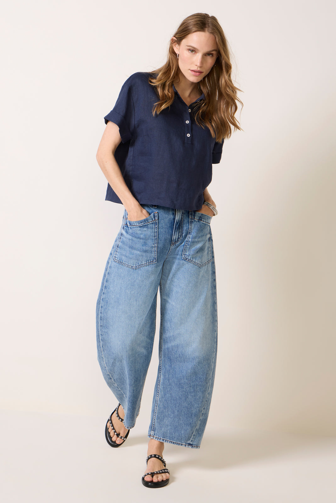 Twisted Barrel Jean
