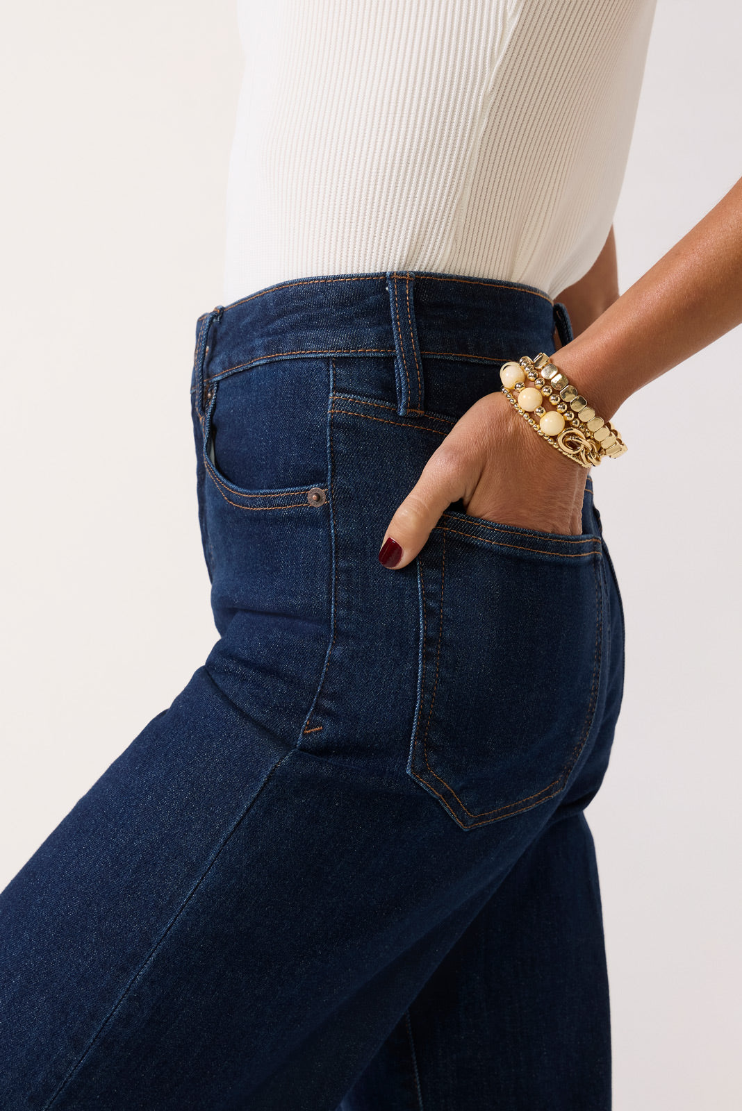 High Waist Palazzo Ankle