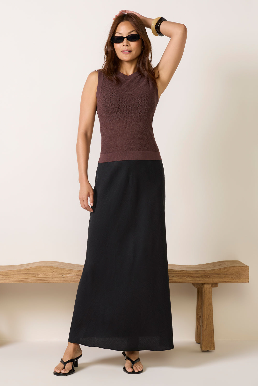 Romina Linen Skirt