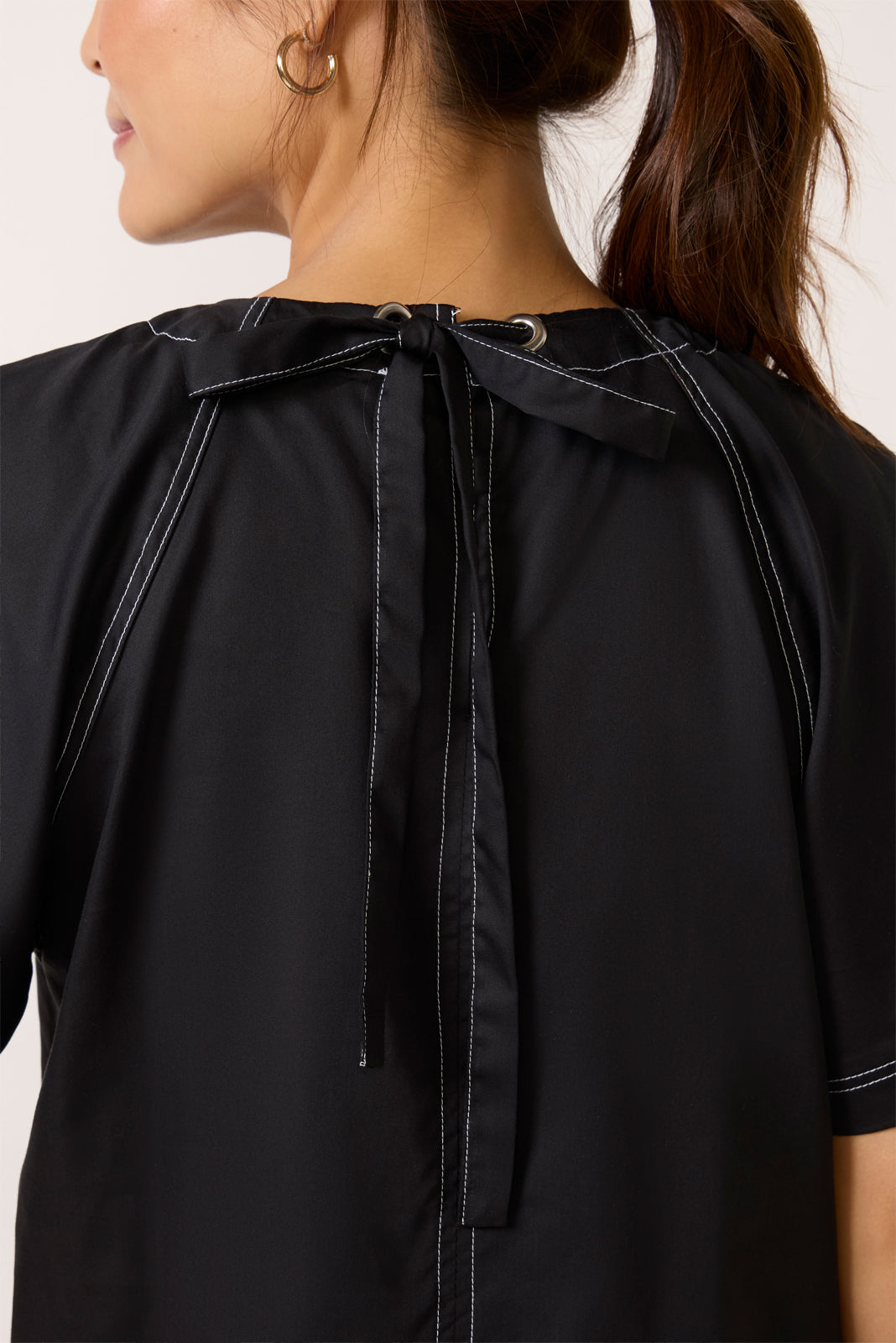 Arlo Contrast Stitch Blouse