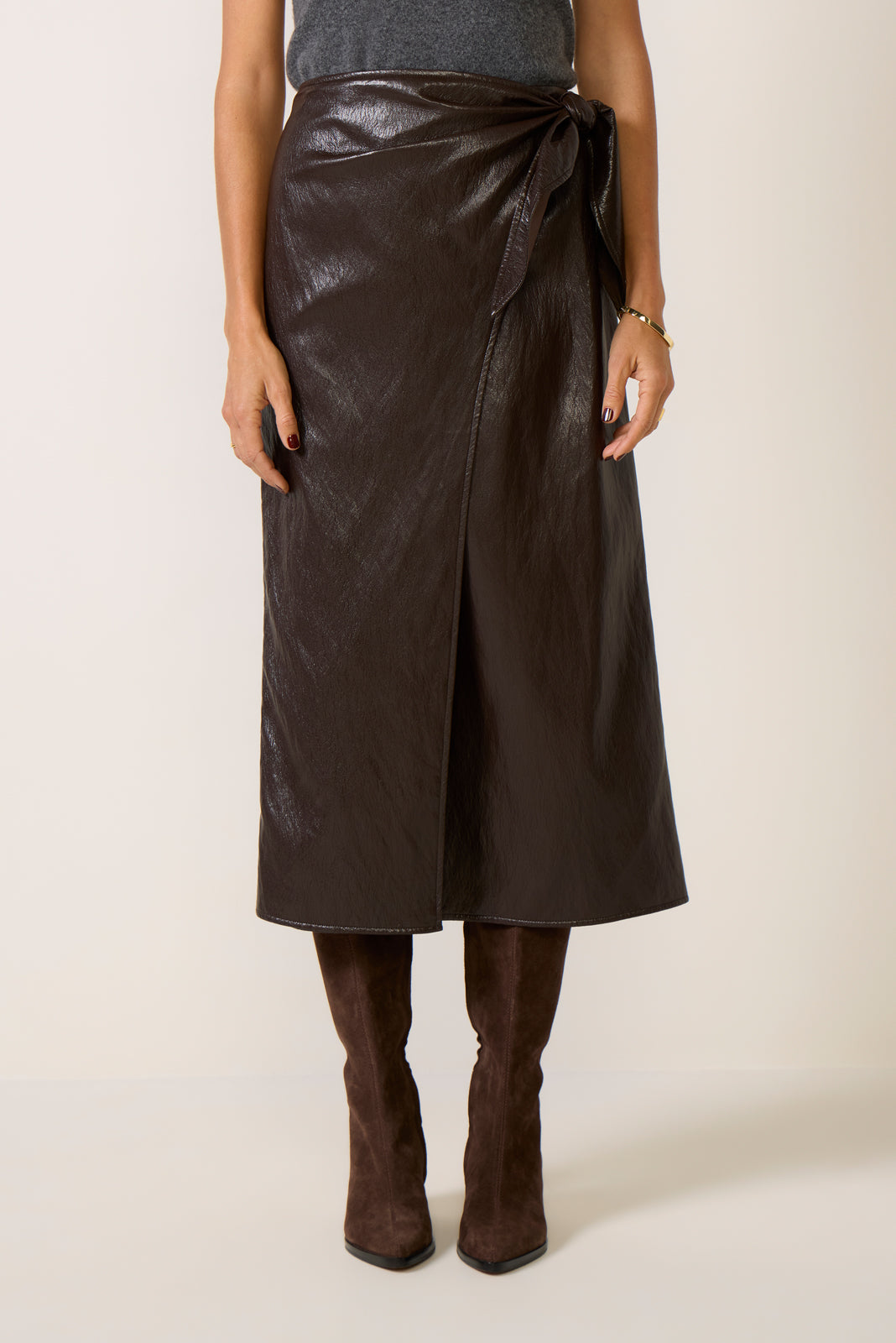 Vegan Wrap Skirt