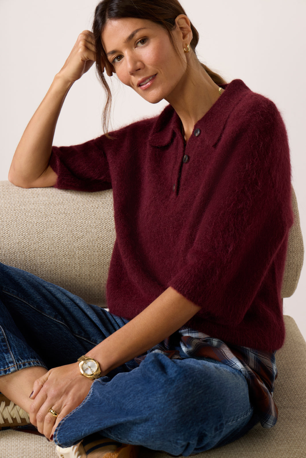 Nadya Polo Sweater