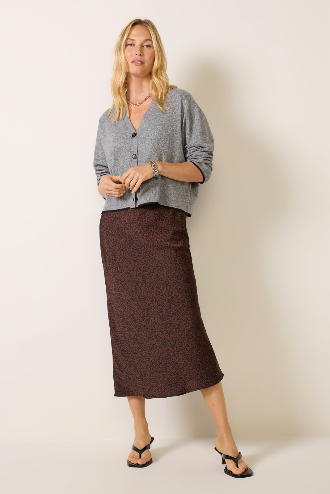 Izzy Leopard Skirt