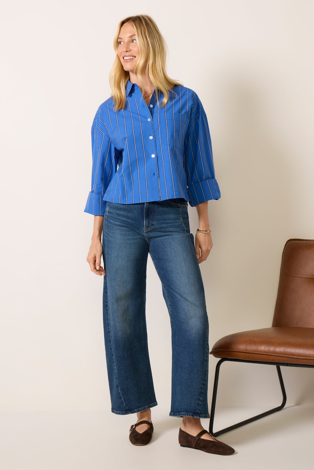 Aiden Crop Shirt
