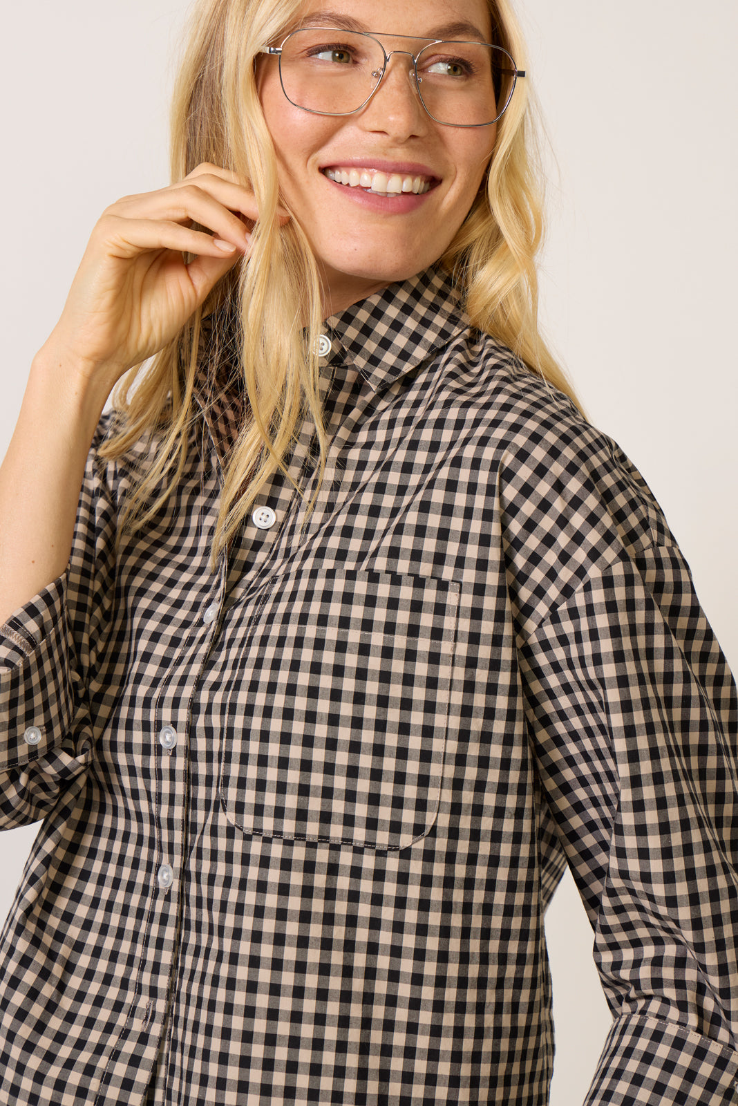 Aiden Crop Shirt