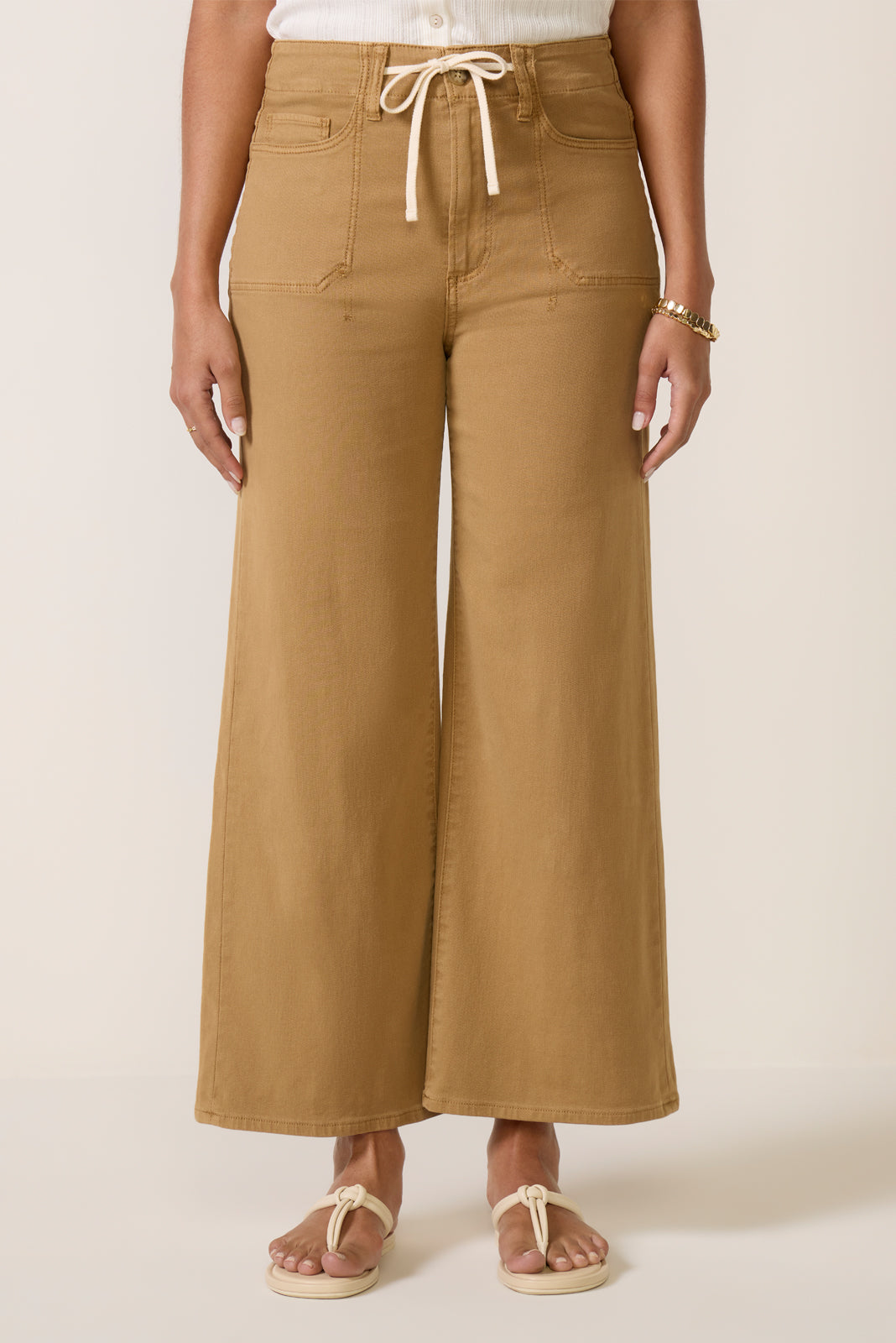 Petite Ari w Waistband Tie Pant