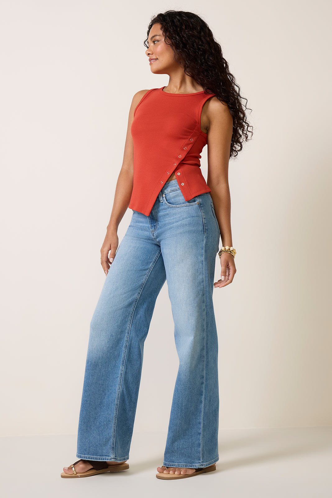 Petite Tatum Wide Leg Jean
