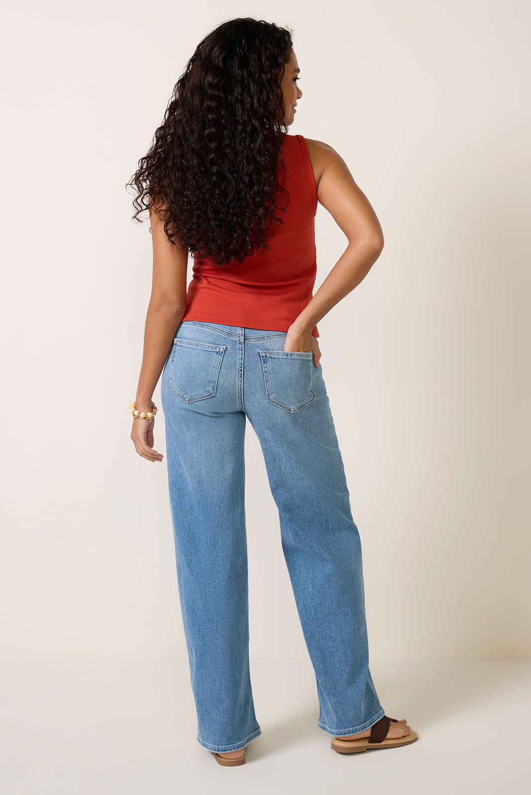 Petite Tatum Wide Leg Jean