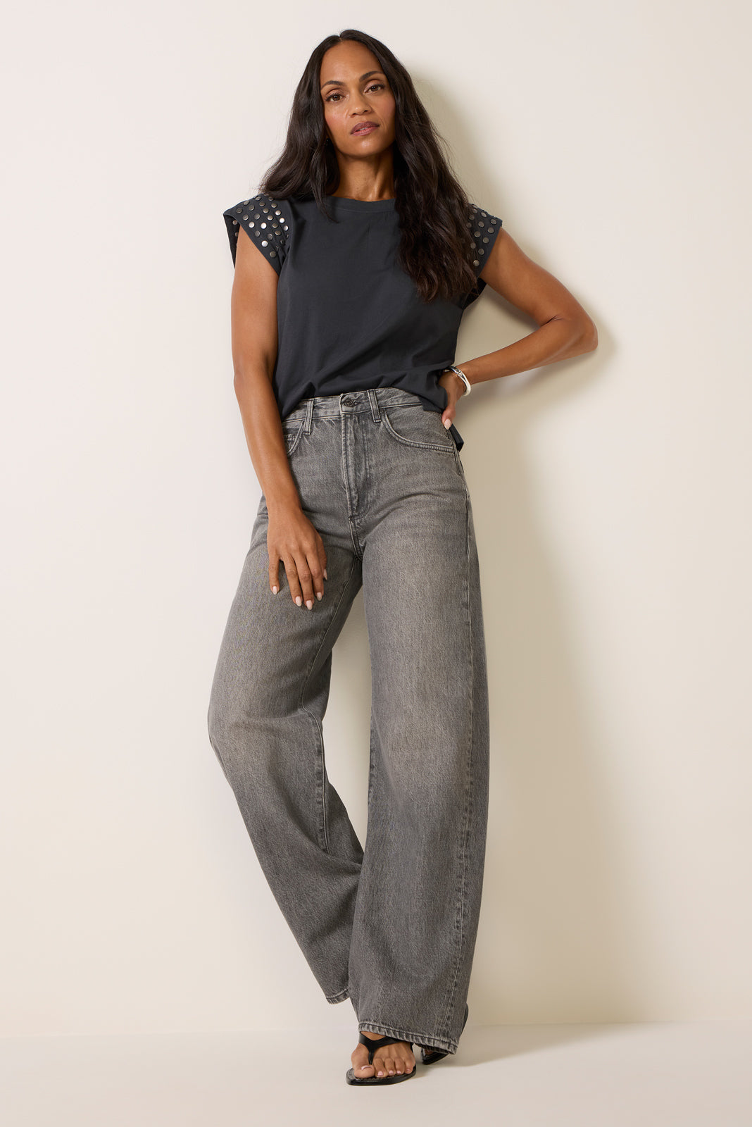 Arellia 32` Wide Leg Jean