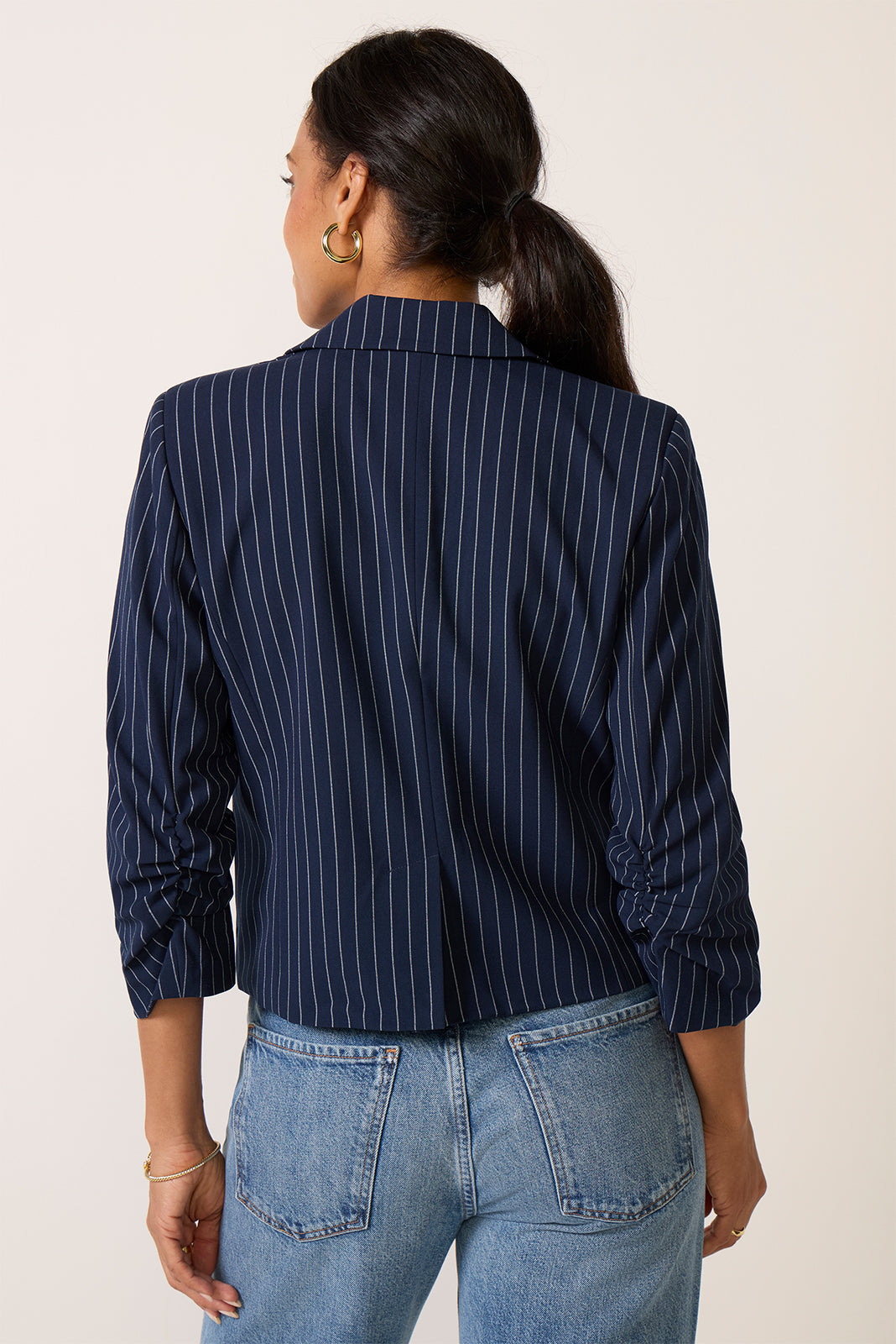 Astor Pinstripe Blazer