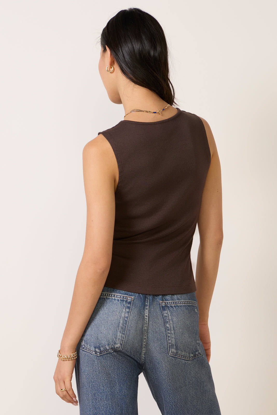 Lune Shirred Front Tank