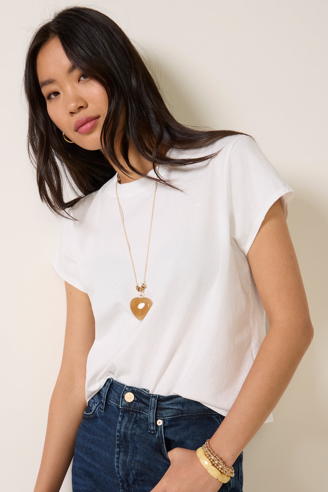 Solene Boxy High Crew Tee