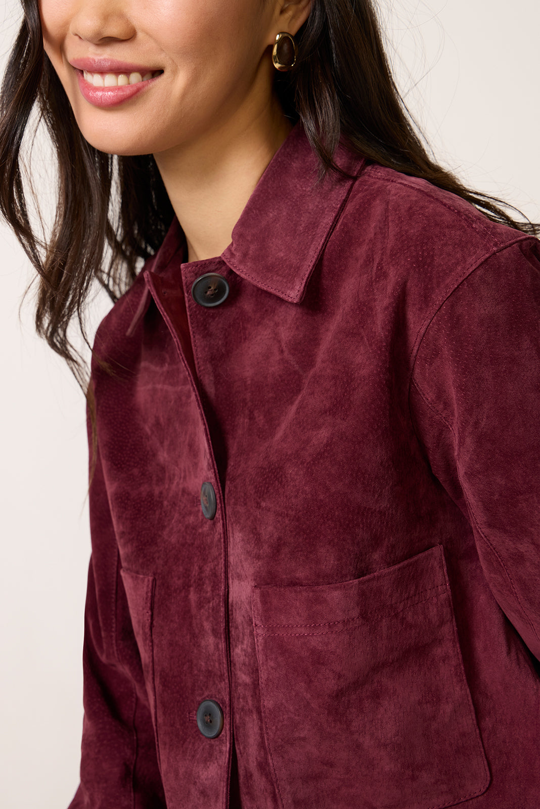 Crop Suede Jacket