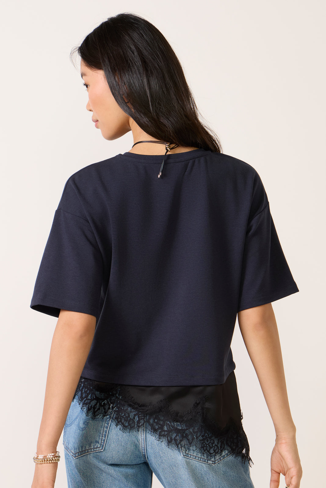 Callan Lace Twofer Tee