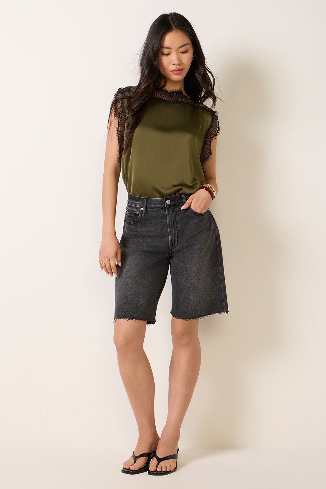 Nicola Lace Trim Blouse