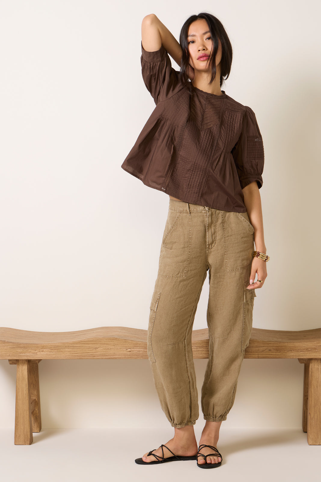 Mitchell Pintuck Blouse
