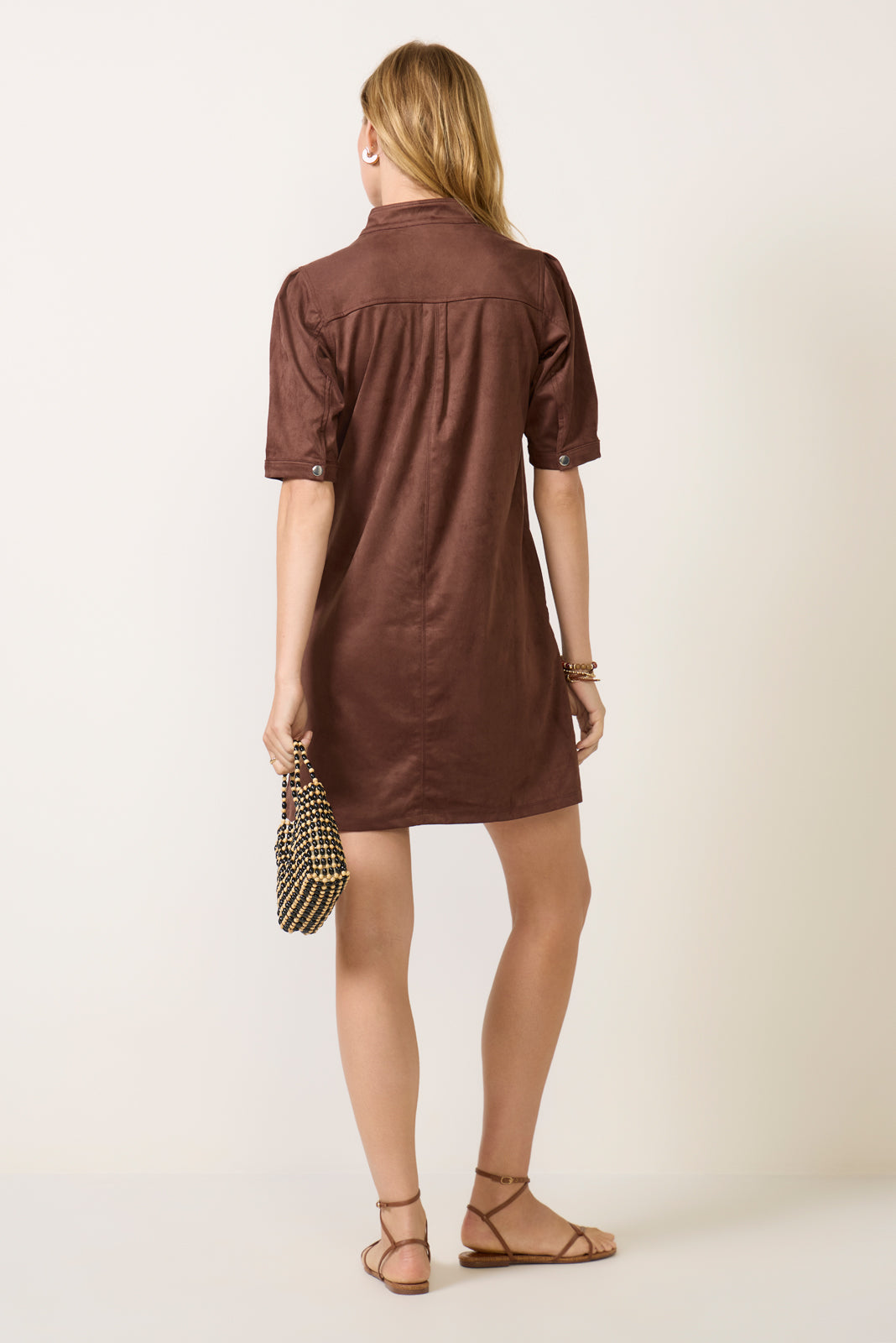 Roseli Faux Suede Mini Dress