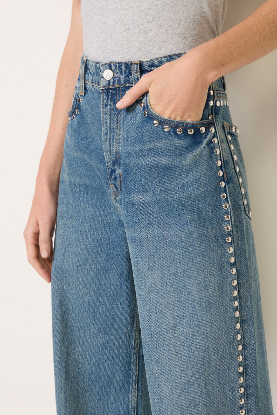 Cary High Rise Slouchy Wide Leg Jeans
